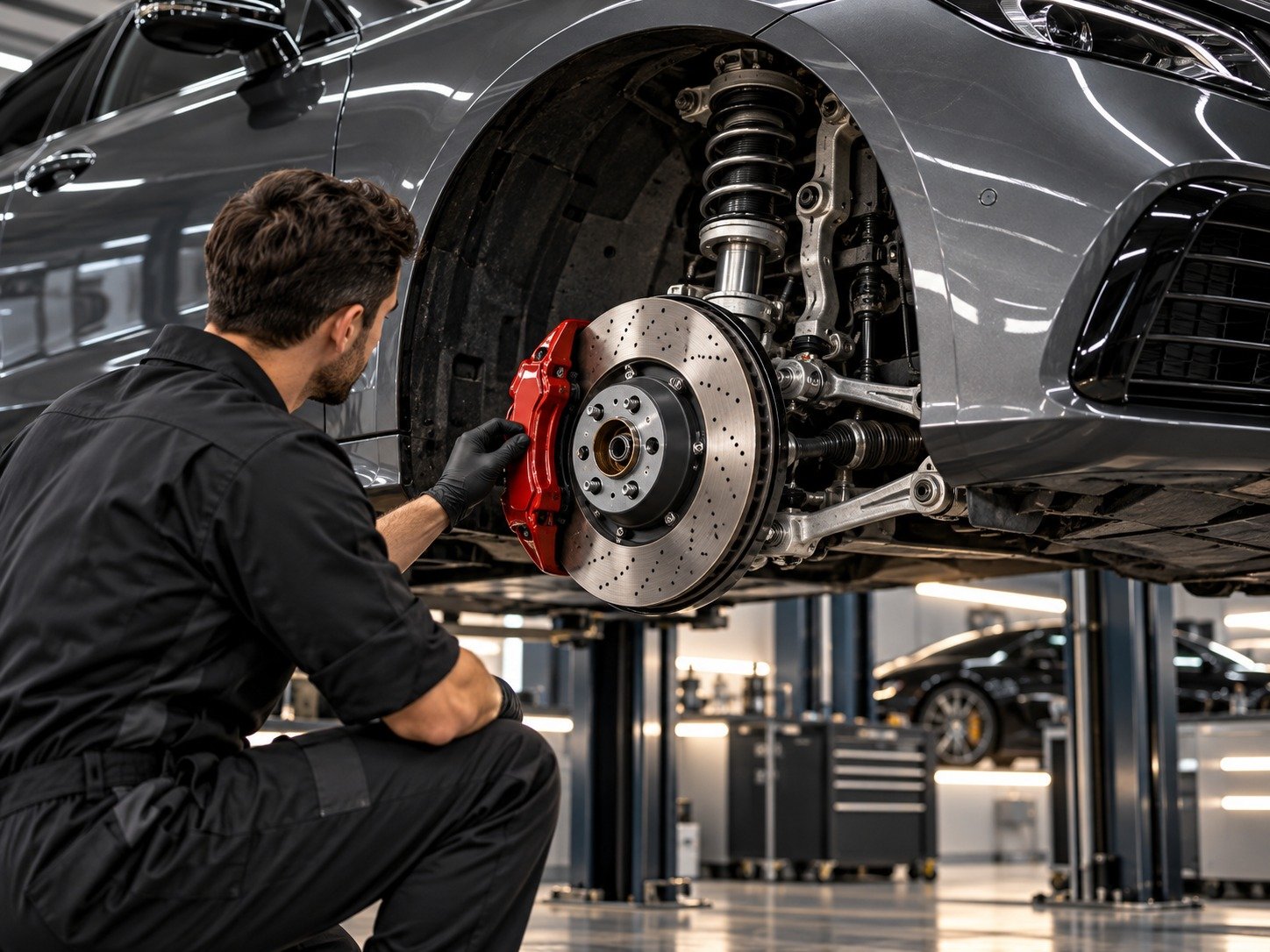 Car repair and maintenance workshop in Dubai