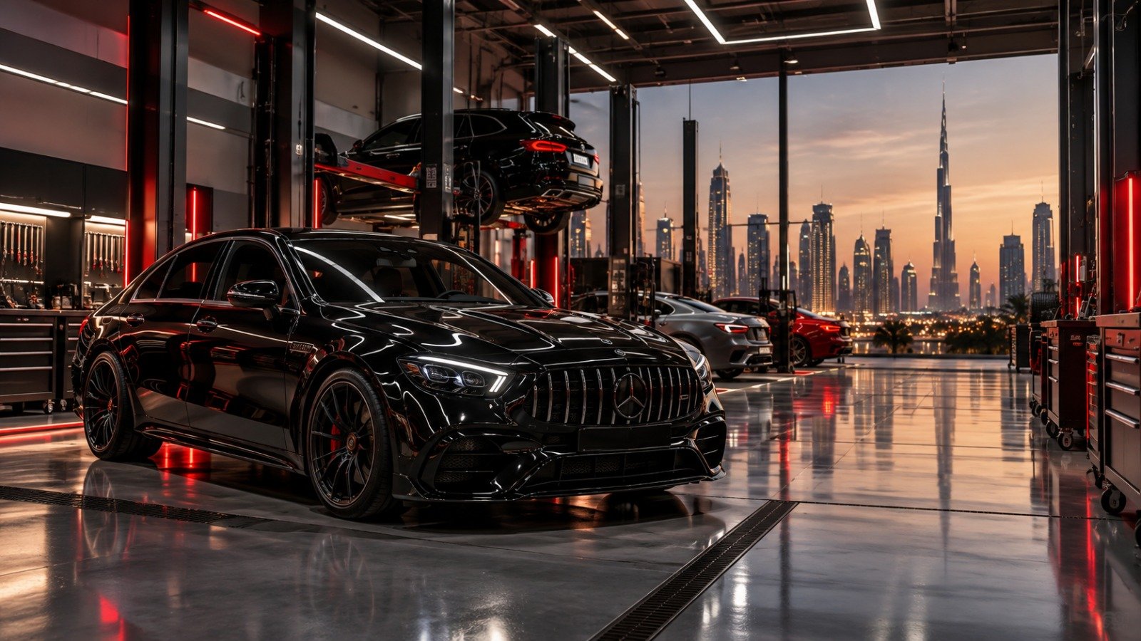 Car Repair and Maintenance Service Workshop